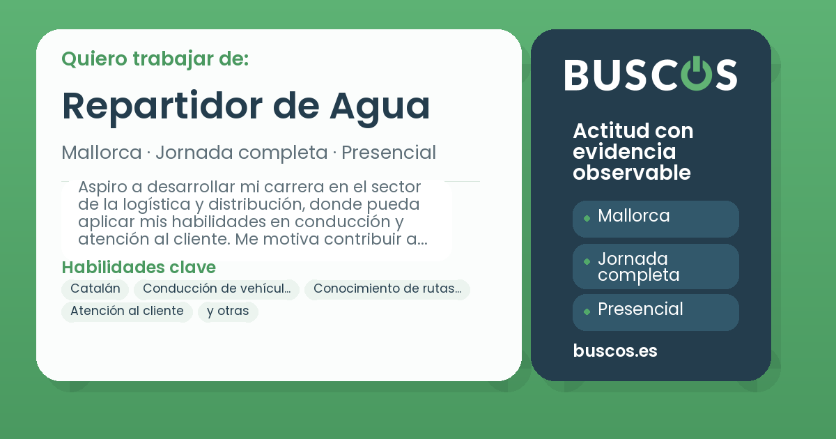 Repartidor de Agua